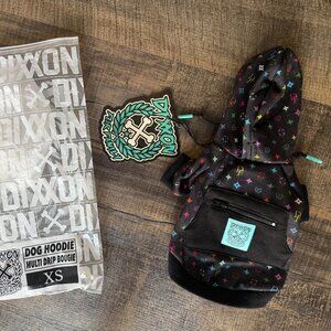 Dixxon Dog Hoodie – Bougie (Multi Drip) XS
